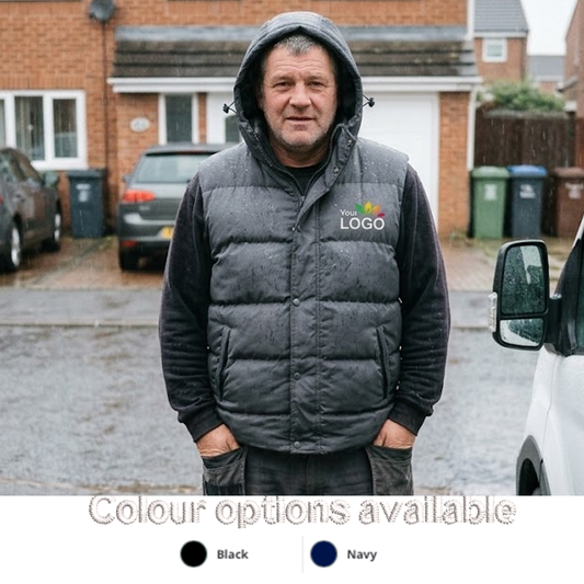 Personalised Hooded Padded Bodywarmer