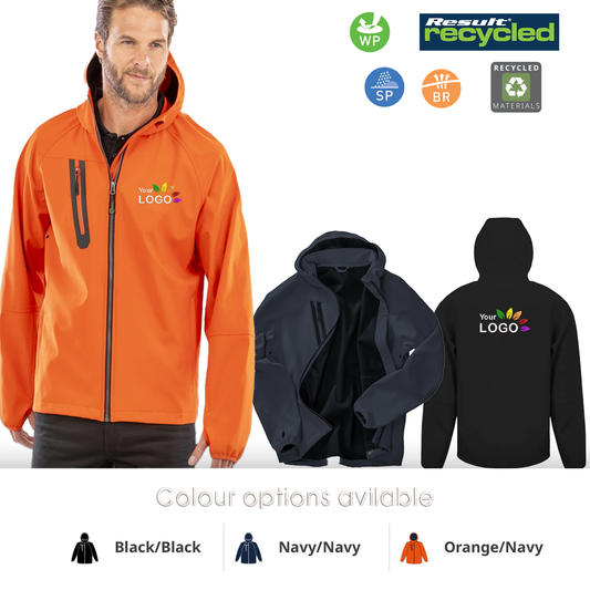 Softshell Jacket Wind & Shower Proof 3 Layer with Hood