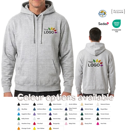 Premium Customised Full Zip Hoodie