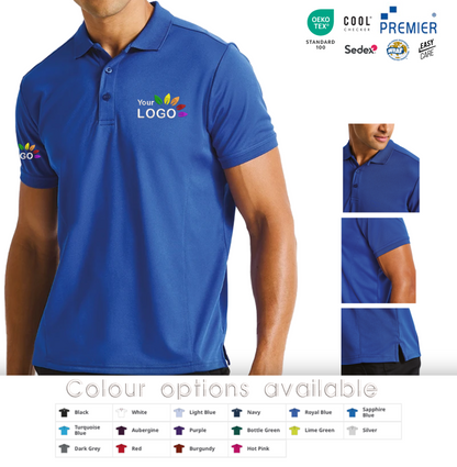 Coolchecker® polyester micro piqué Polo Shirt