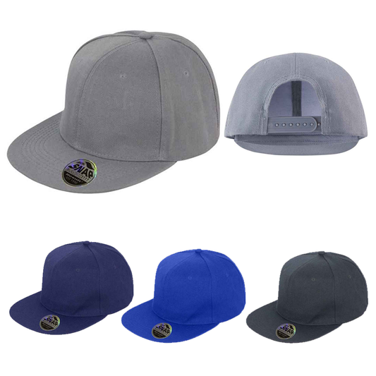 Premium Snap-back Cap 6 Panel - With Front Centre Embroidery