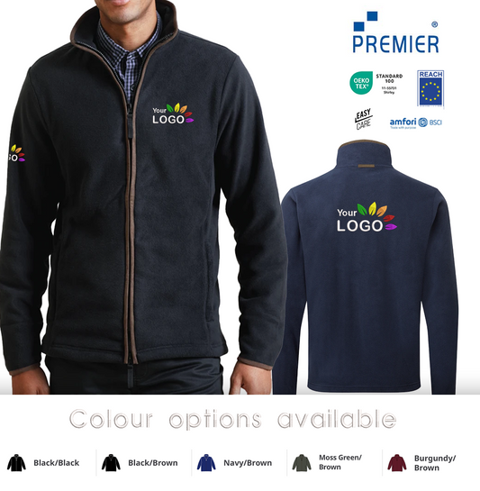 Trimmed Contrast Fleece Jacket - colour variant