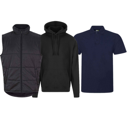 SAVER DEAL :: 2 POLOS | 1 HOODIE | 1 BODYWARMER
