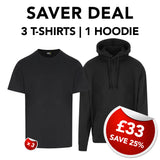 SAVER DEAL :: 3 T-Shirts | 1 HOODIE