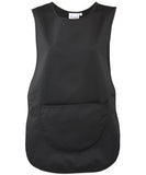 Tabard with front pocket - Black