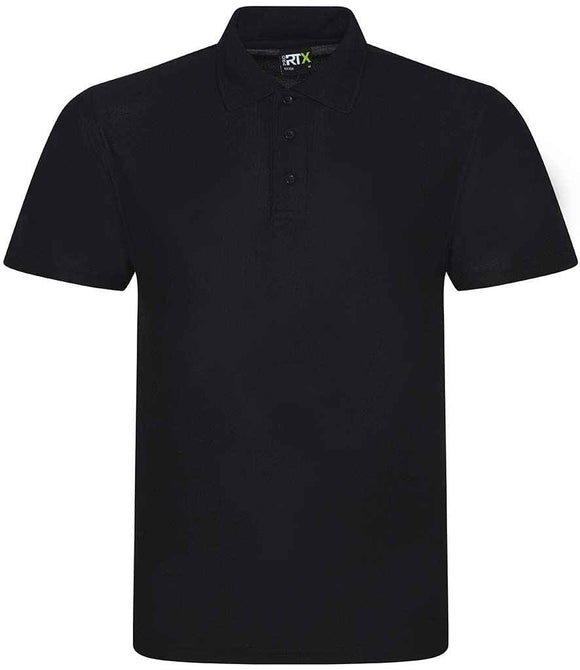 100% Polyester Polo Shirt - Black